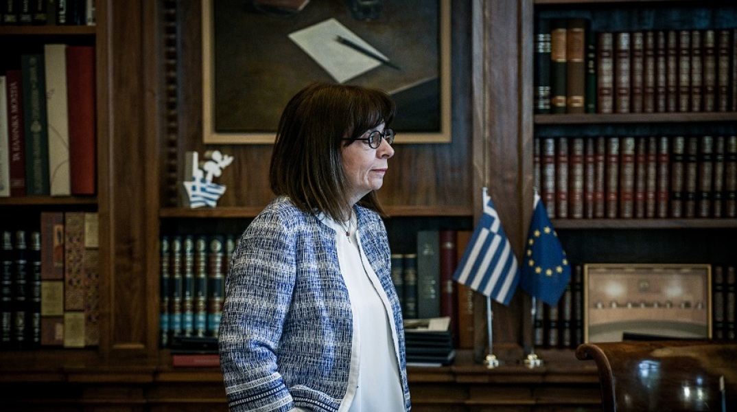 Η Πρόεδρος της Δημοκρατίας, Αικατερίνη Σακελλαροπούλου