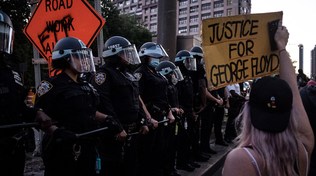 ΗΠΑ - Νέα Υόρκη - Διαδηλώσεις για τη δολοφονία του Τζόρτζ Φλόιντ 