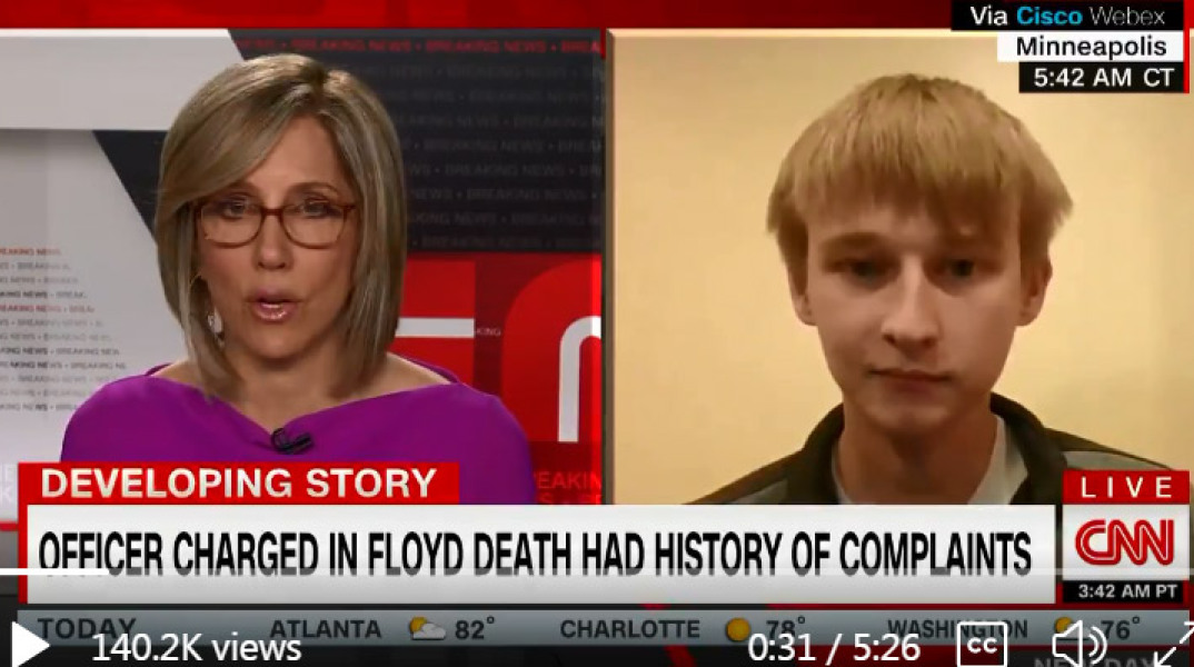 Καταγγελία για τον δολοφόνο του Φλόιντ: Είχε τραβήξει όπλο σε μαθητές