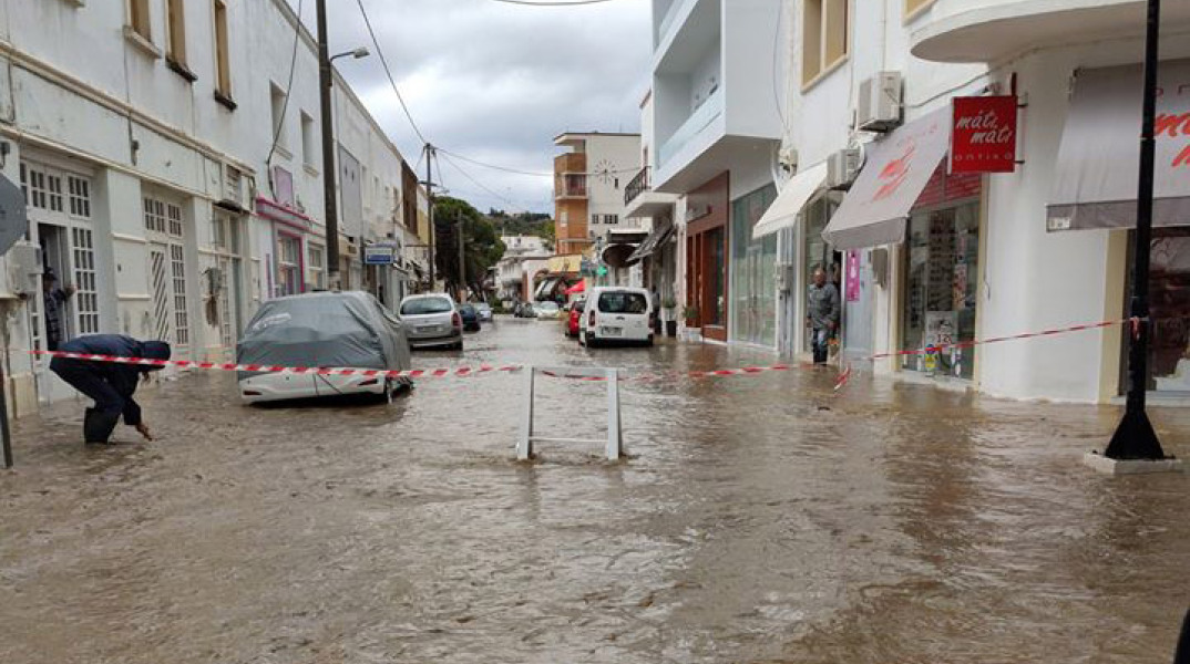 Λέρος - Κύμα κακοκαιρίας 