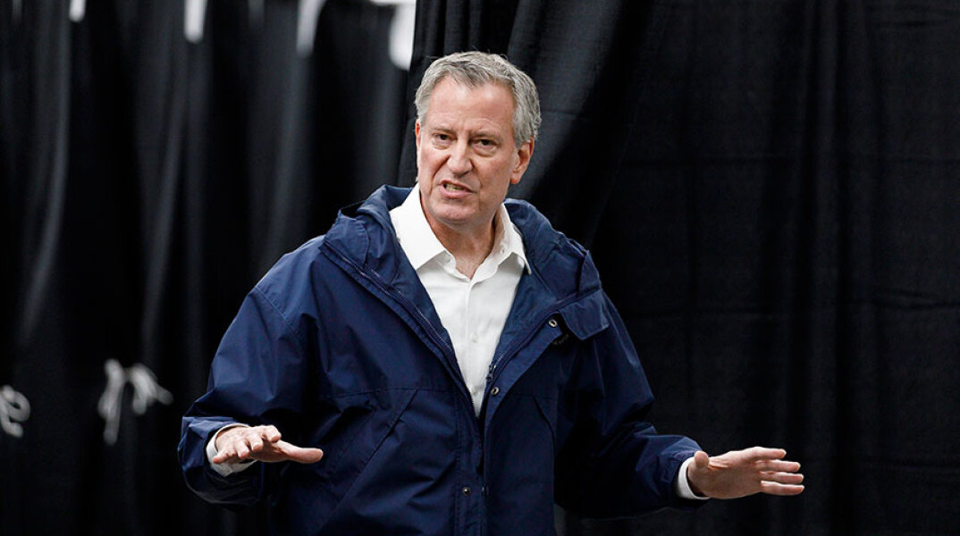 Ο δήμαρχος της Νέας Υόρκης Μπιλ ντε Μπλάζιο