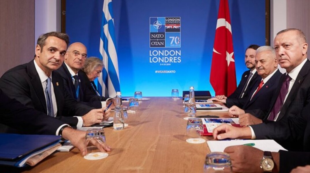 Κυριάκος Μητσοτάκης και Ρετζέπ Ταγίπ Ερντογάν