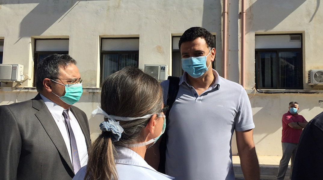 ΕΠΙΣΚΕΨΗ ΤΟΥ ΥΠ. ΥΓΕΙΑΣ ΒΑΣ. ΚΙΚΙΛΙΑ ΣΤΗΝ ΣΑΜΟ 