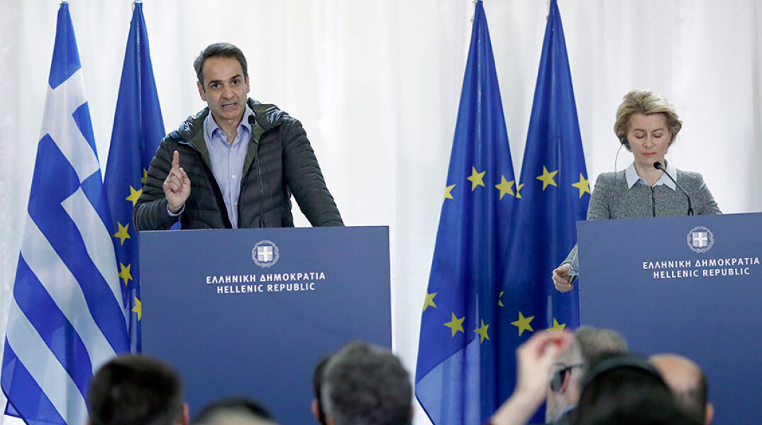 Κυριάκος Μητσοτάκης - Ούρσουλα φον ντερ Λάιεν