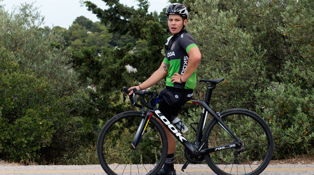 Ο παρα-ποδηλάτης Νίκος Παπαγγελής