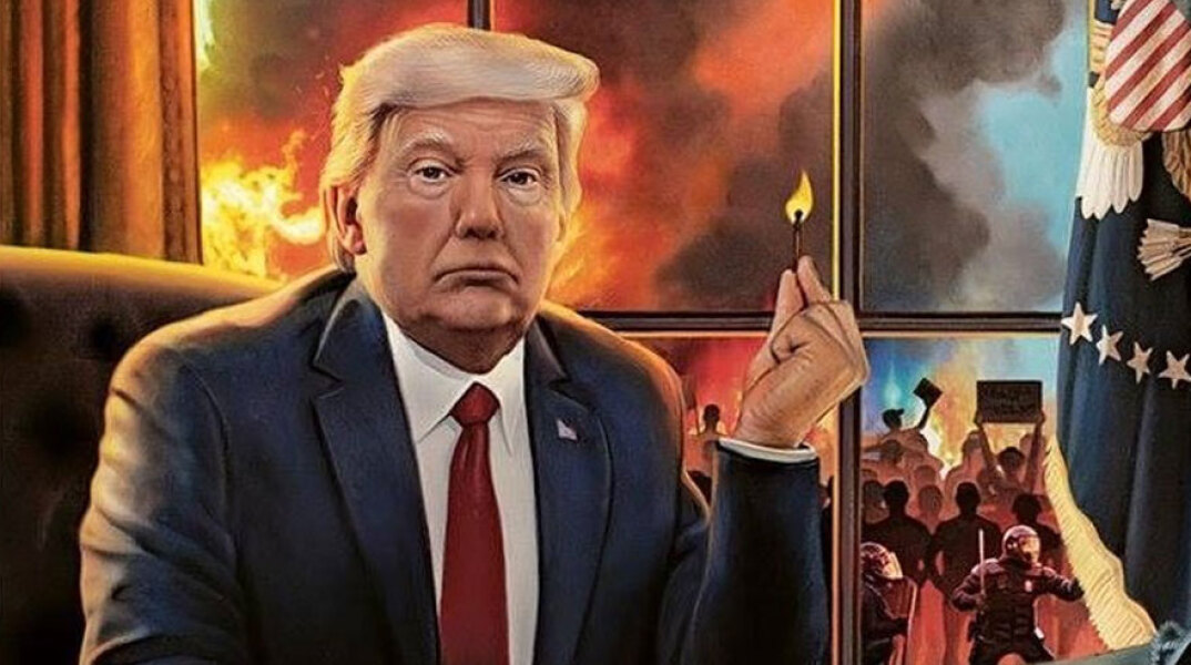 Δολοφονία Τζορτζ Φλόιντ: Το εξώφυλλο του Der Spiegel με τον «εμπρηστή» Τραμπ