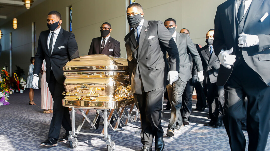 Σε βαρύ κλίμα η κηδεία του Τζορτζ Φλόιντ στο Χιούστον των ΗΠΑ