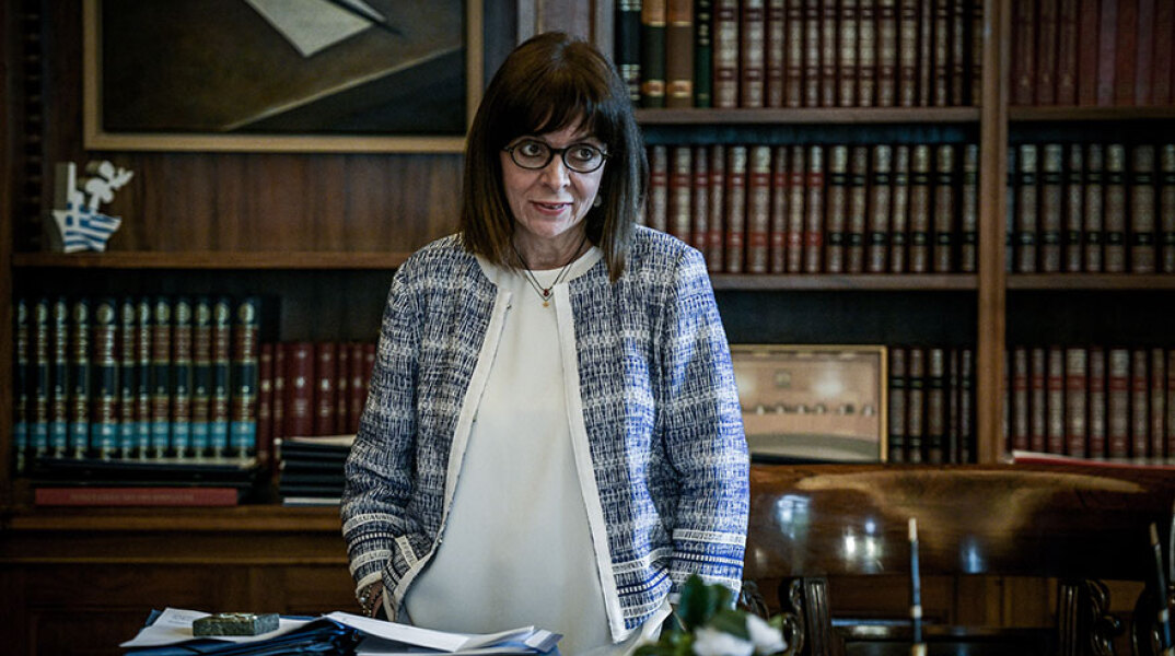 Η Πρόεδρος της Δημοκρατίας Αικατερίνη Σακελλαροπούλου