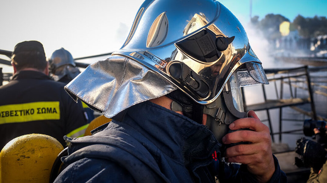 Φωτιά στη Λέσβο