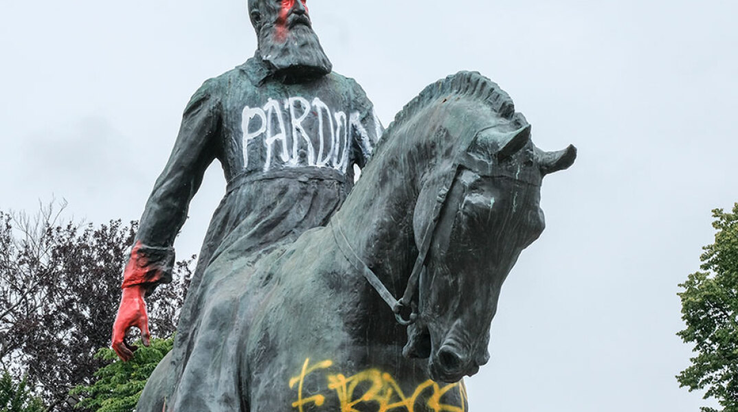 Βέλγιο, άγαλμα Λεοπόλδου Β' 