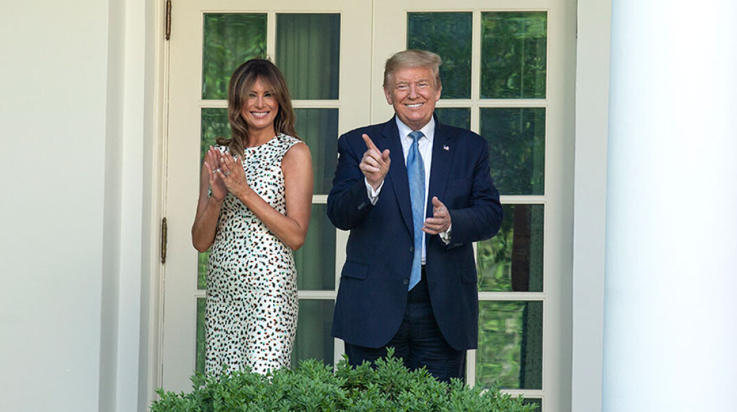 Το προεδρικό ζεύγος των ΗΠΑ: Μελάνια και Ντόναλντ Τραμπ