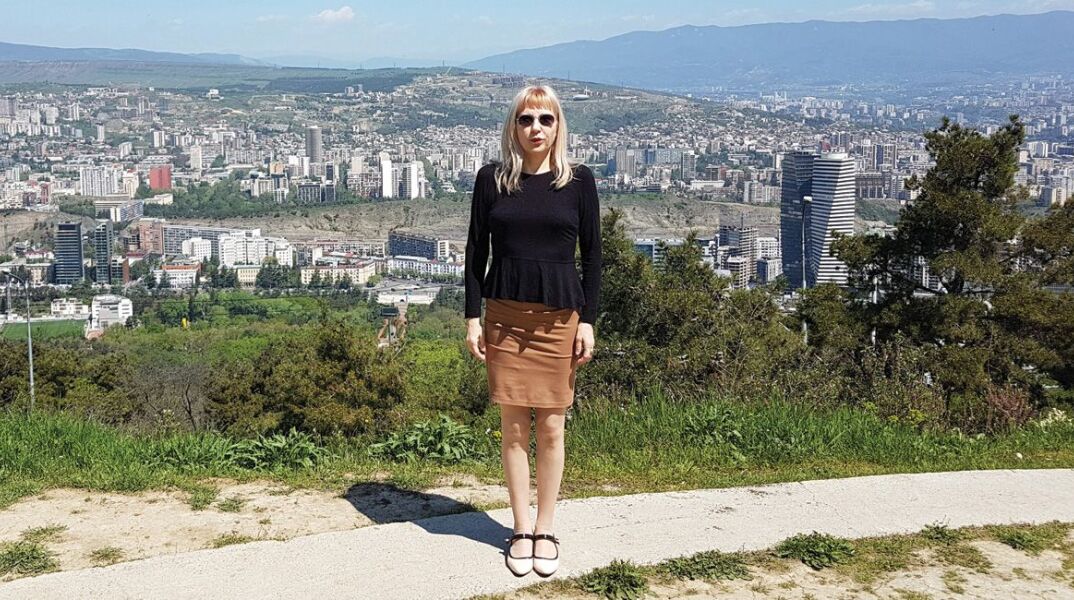 Η συγγραφέας Σώτη Τριανταφύλλου 