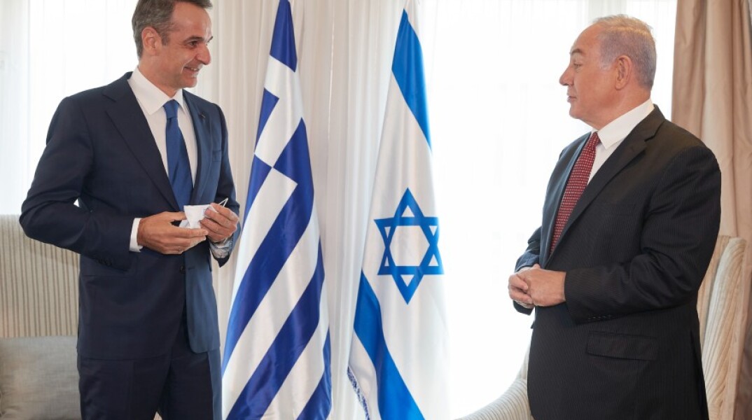 Κυριάκος Μητσοτάκης και Μπένιαμιν Νετανιάχου