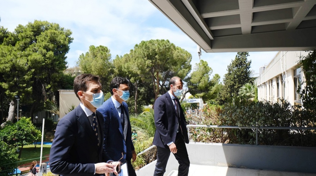 Επίσκεψη του υπουργού Υγείας Βασίλη Κικίλια στο Γενικό Νοσοκομείο Παίδων Αθηνών "Η Αγία Σοφία"