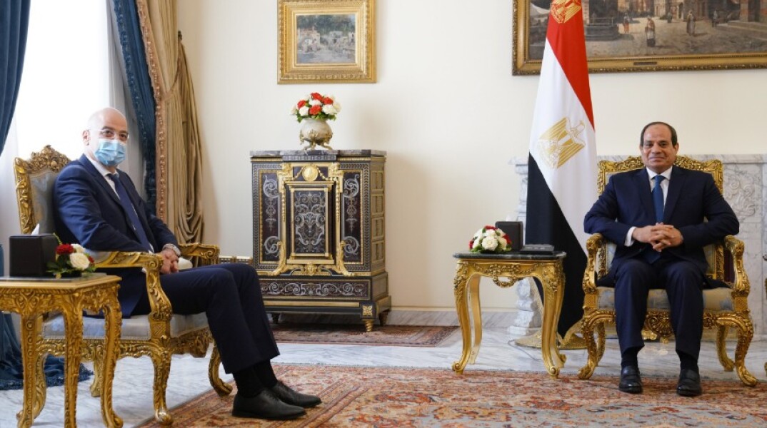 Ο Νίκος Δένδιας στην Αίγυπτο