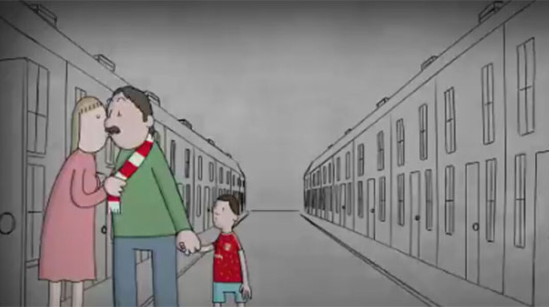 Το εκπληκτικό animation με τον οπαδό της Λίβερπουλ που ήξερε μόνο να περιμένει © ScreenShot
