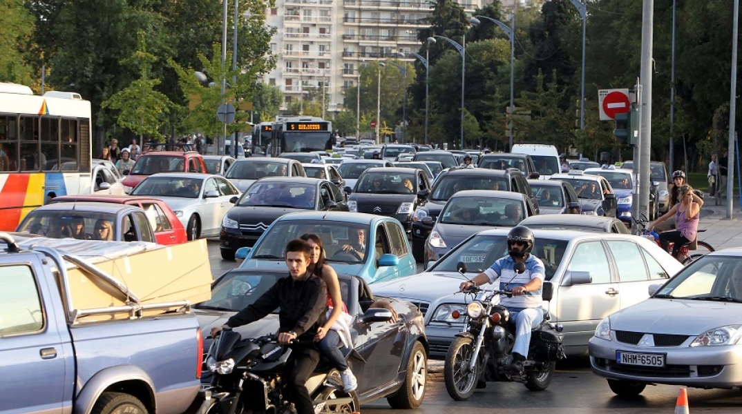 Μποτιλιάρισμα σε δρόμους της Θεσσαλονίκης