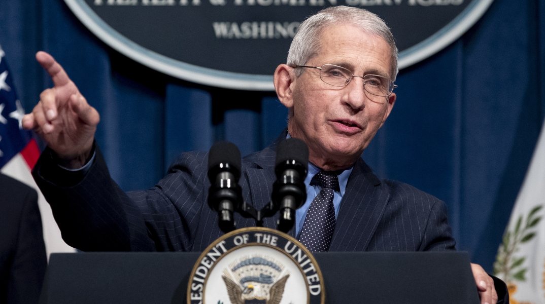 O κορυφαίος επιδημιολόγος στις ΗΠΑ, Άντονι Φαούτσι 