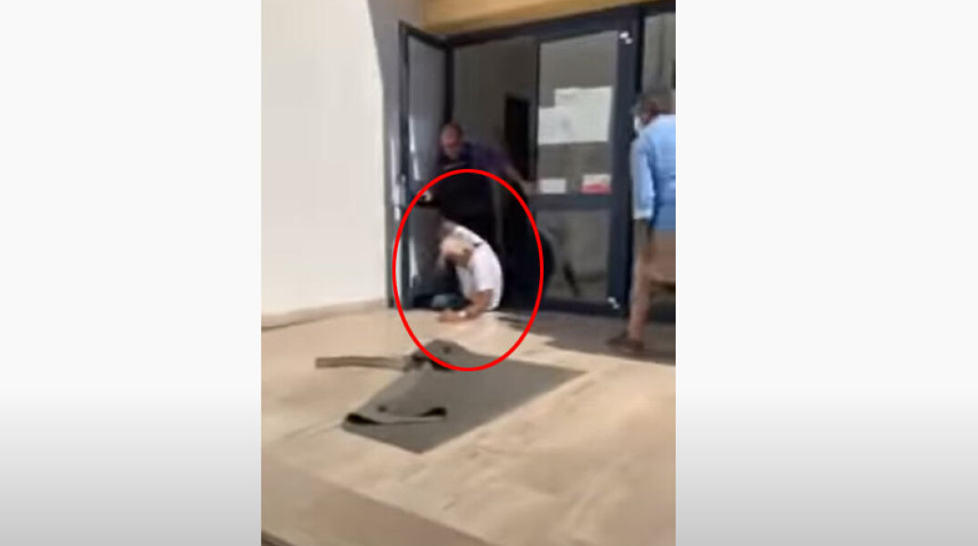 Άγριος καβγάς μεταξύ σεκιουριτά και πολίτη στον ΔΕΔΔΗΕ Ηρακλείου Κρήτης