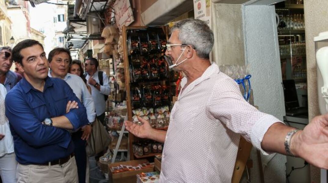O Αλέξης Τσίπρας επισκέφθηκε σήμερα την Κέρκυρα 