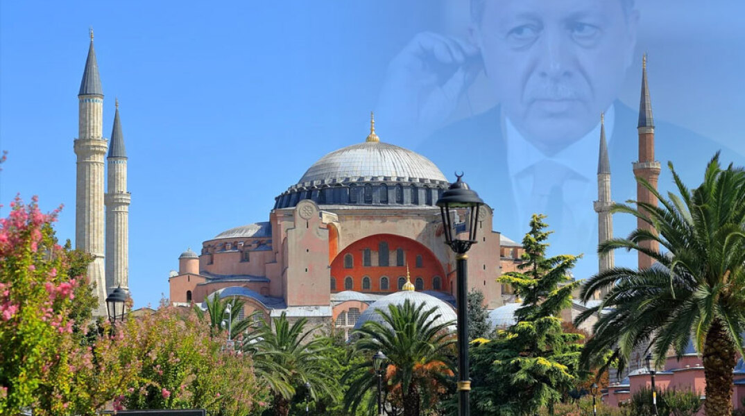 Ο Ρετζέπ Ταγίπ Ερντογάν συνεχίζει να προκαλεί για την Αγία Σοφία