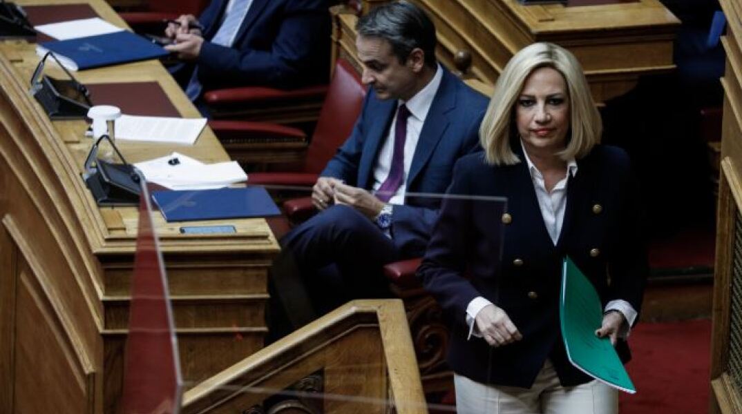 Φώφη Γεννηματά - Κυριάκος Μητσοτάκης 