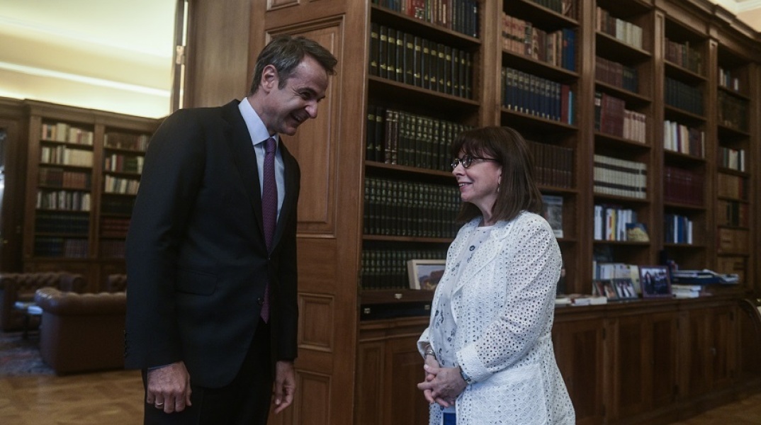 Κυριάκος Μητσοτάκης - Κατερίνα Σακελλαροπούλου