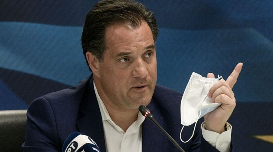 Ο υπουργός Ανάπτυξης και Επενδύσεων Άδωνις Γεωργιάδης