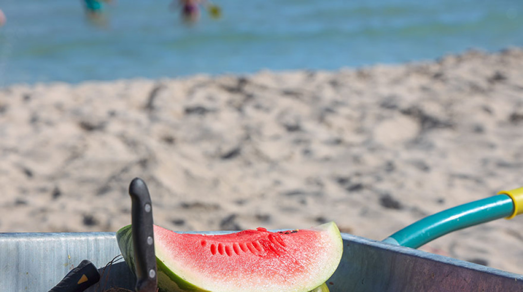 Καρπούζι - Θάλασσα