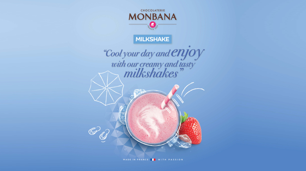 Ανανεωμένη σειρά Milkshake από τη σοκολατοποιία MONBANA