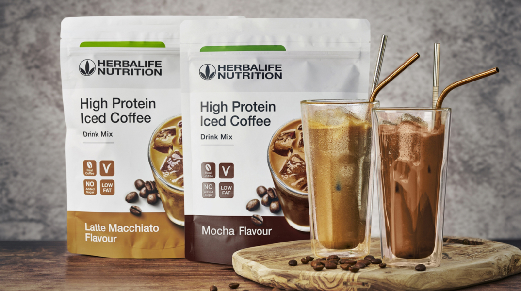 H νέα γεύση Mocha του High Protein Iced Coffee της Herbalife Nutrition έφτασε και μπορείτε πλέον να ενισχύσετε την ημέρα σας με τον ιδανικό παγωμένο καφέ.