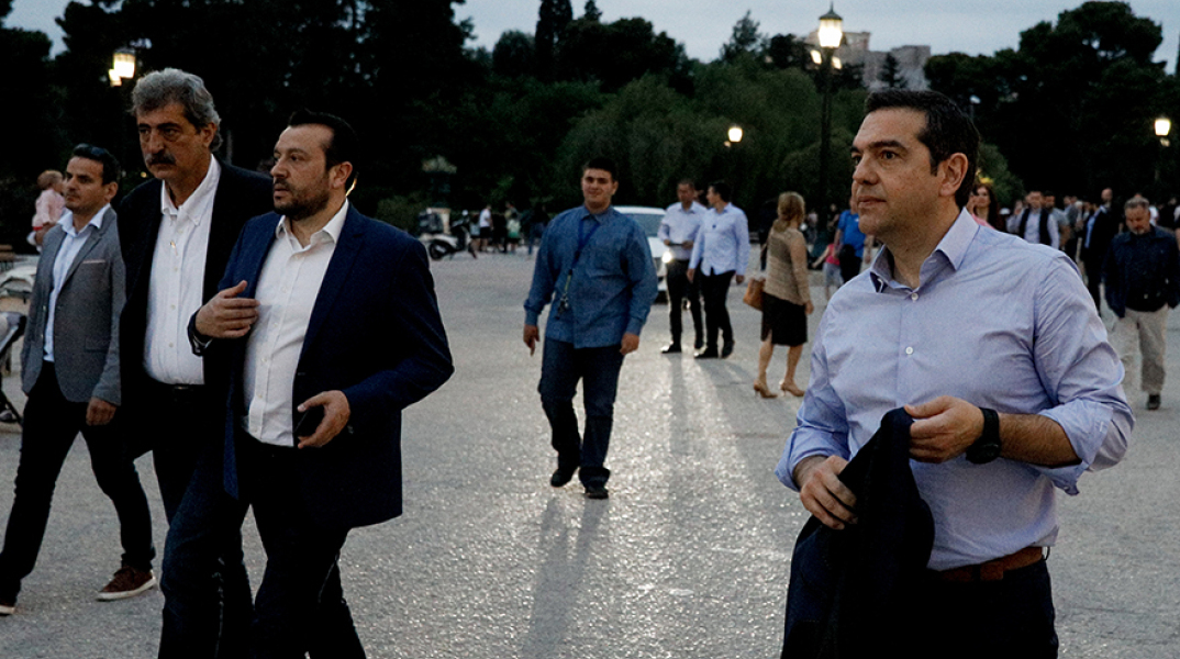 Παύλος Πολάκης, Νίκος Παππάς, Αλέξης Τσίπρας