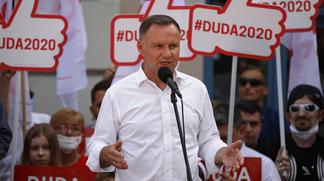 Ο πρόεδρος της Πολωνίας, Άντζεϊ Ντούντα