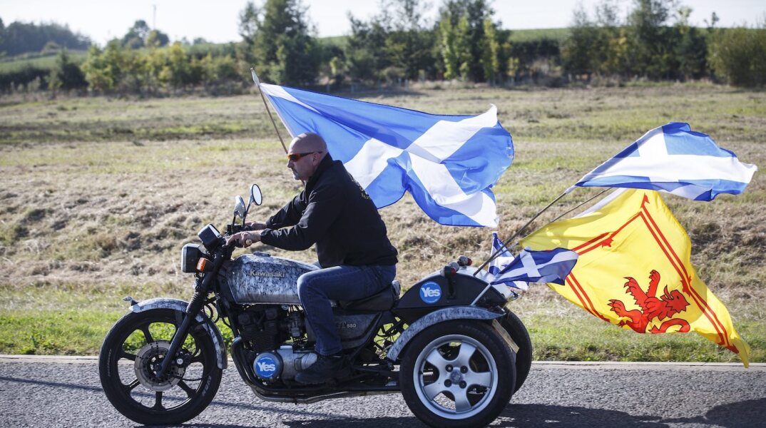 Σκωτσέζος οπαδός της ανεξαρτησίας της Σκωτίας 