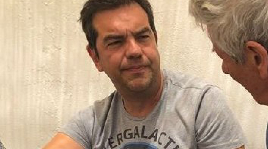 Αλέξης Τσίπρας - Μάκης Μπαλαούρας στα Κουφονήσια 