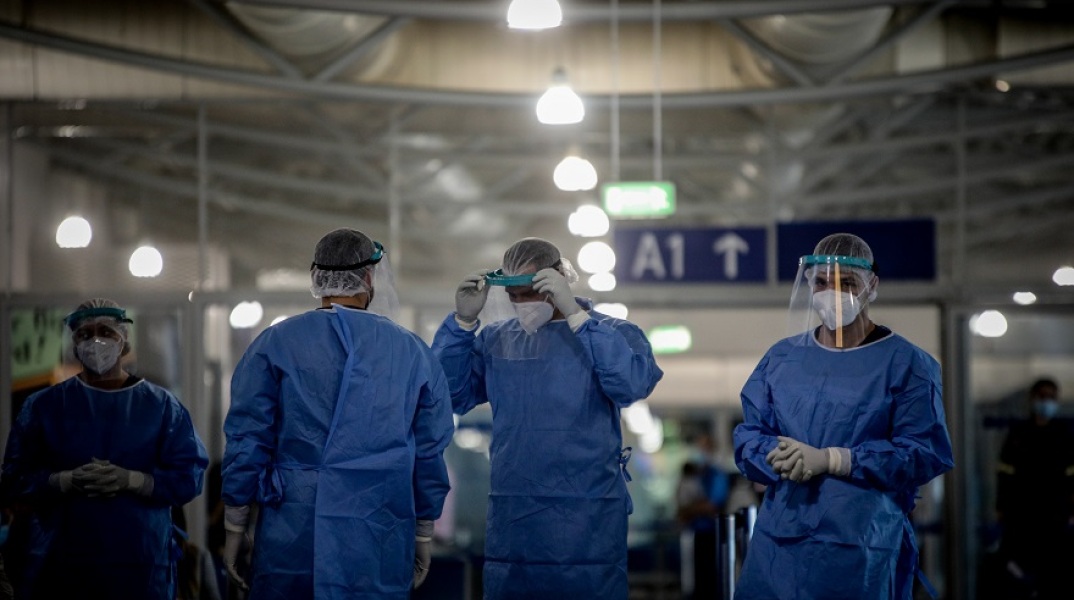 ΕΛΕΓΧΟΙ ΕΠΙΒΑΤΩΝ  ΓΙΑ ΤΟΝ ΕΝΤΟΠΙΣΜΟ ΚΡΟΥΣΜΑΤΩΝ ΚΟΡΩΝΟΪΟΥ ΣΤΟΝ ΔΙΕΘΝΗ ΑΕΡΟΛΙΜΕΝΑ ΑΘΗΝΩΝ «ΕΛ. ΒΕΝΙΖΕΛΟΣ»