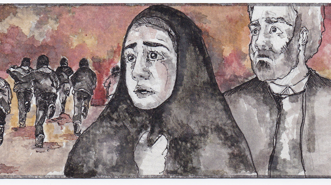 Tα storyboards της γυρισμένης στην Αθήνα ταινίας «Παρί»