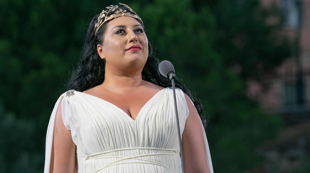 Η Ανίτα Ρατσβελισβίλι στη Ρωμαϊκή Αγορά