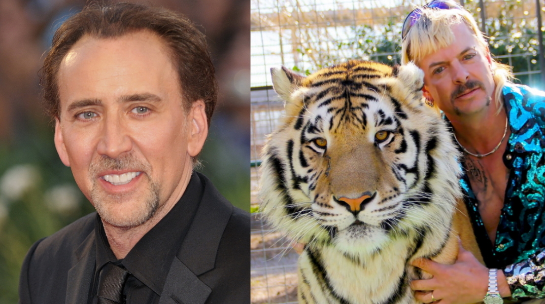 Nicolas Cage and Joe Exotic