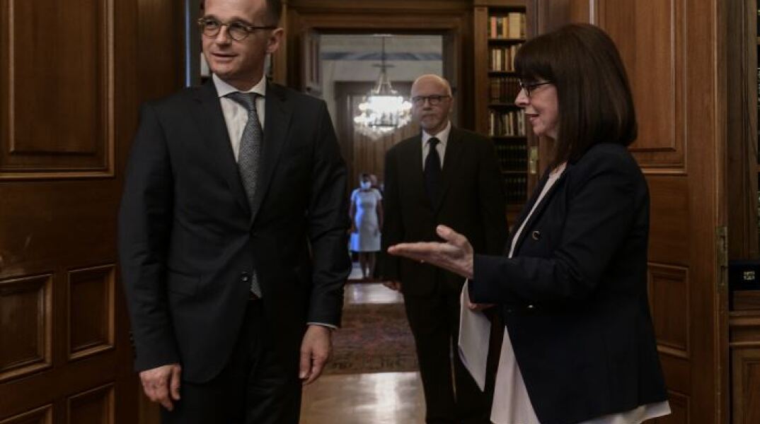 Κατερίνα Σακελλαροπούλου και Χάικο Μαας 