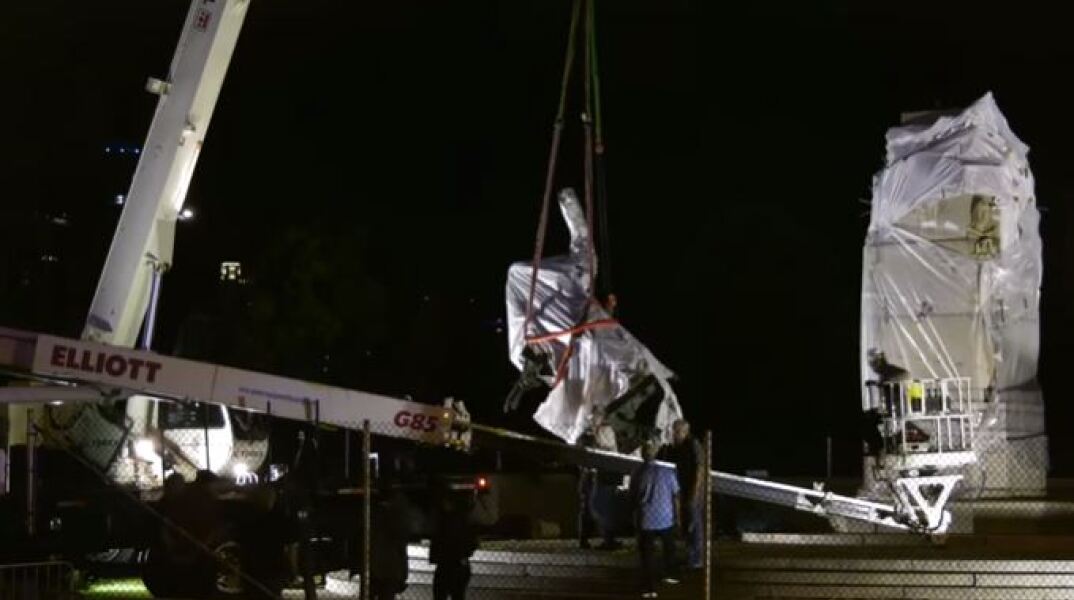 Το ένα άγαλμα του Χριστόφορου Κολόμβου στο Σικάγο