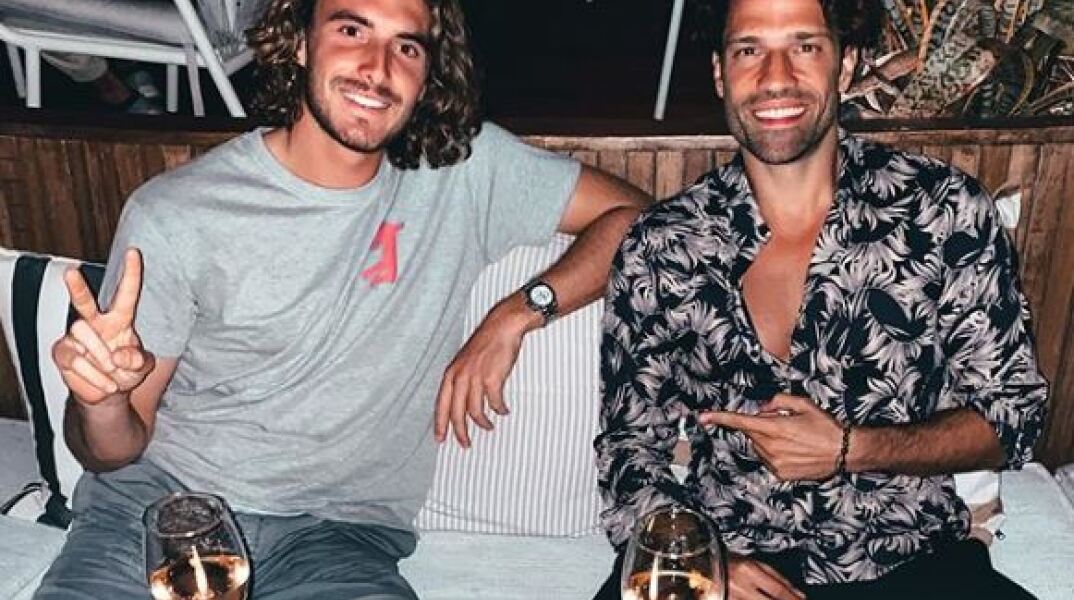 Στέφανος Τσιτσιπάς και Κωνσταντίνος Αργυρός