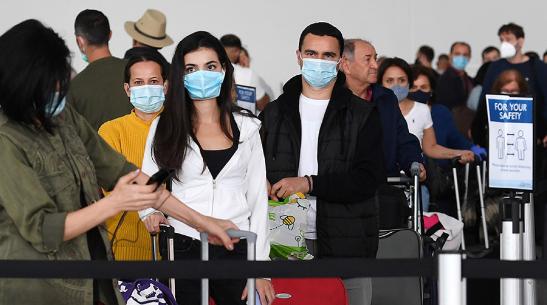 Κορωνοϊός - Λονδίνο - Αεροδρόμιο 