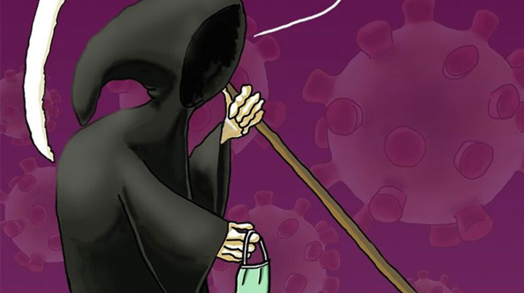 Μάσκα για τον κορωνοϊό - Το αιχμηρό σκίτσο του Αρκά