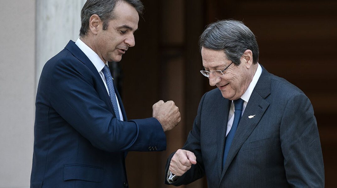 Κυριάκος Μητσοτάκης και Νίκος Αναστασιάδης