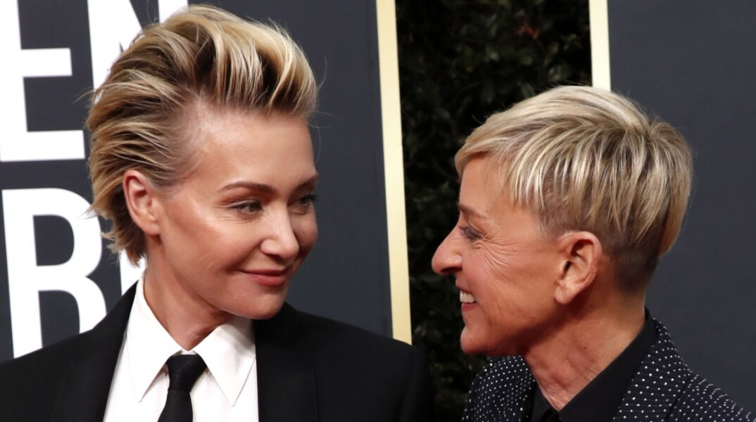 Έλεν ΝτεΤζένερις: Στο πλευρό της η σύντροφός της, Πόρσια Ντε Ρόσι