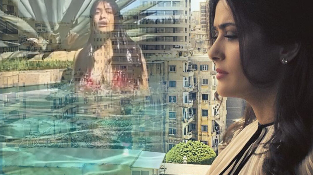 Σφοδρή κριτική στη Σάλμα Χάγιεκ για το αισθησιακό βίντεο στην πισίνα λίγες ώρες μετά τη φονική έκρηξη στη Βηρυτό