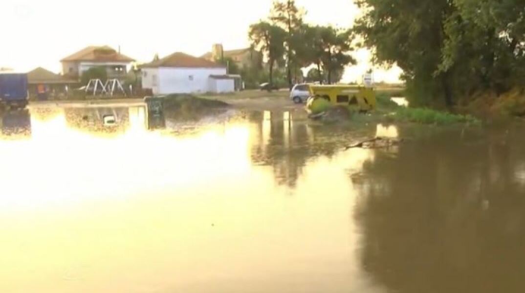 Πλημμύρες στον Λαγκαδά