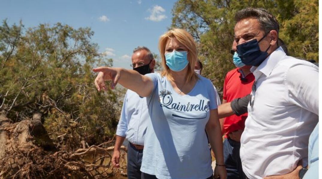 Στην Εύβοια ο Κυριάκος Μητσοτάκης 