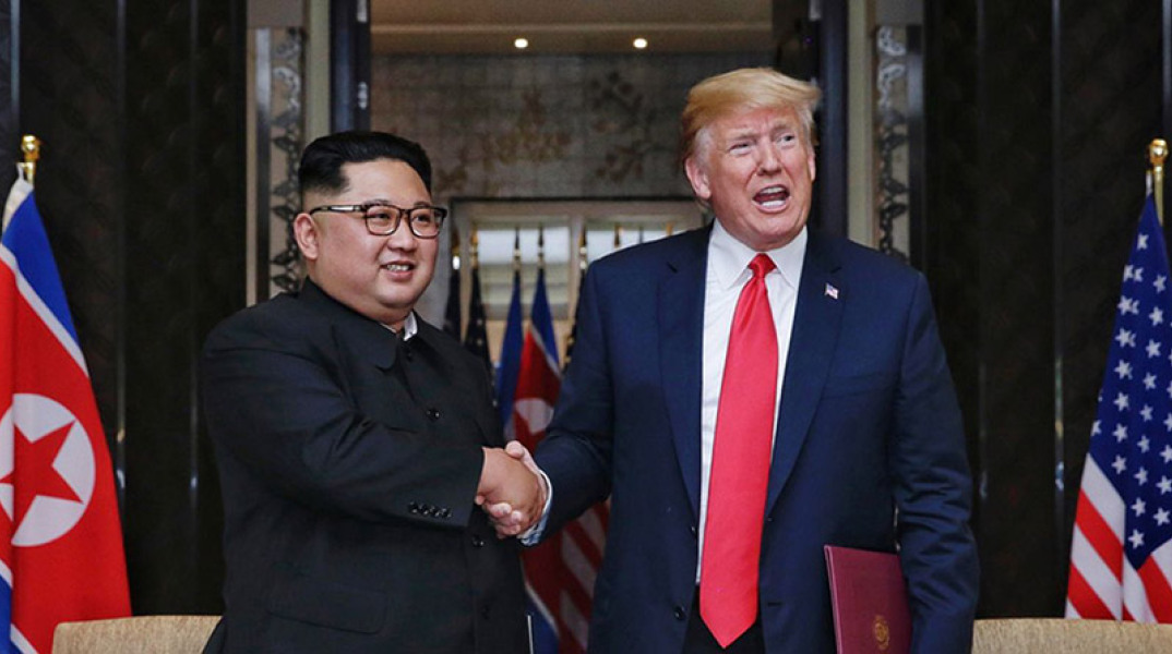 Κιμ Γιον Ουν - Ντόναλντ Τραμπ 